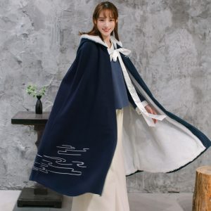 好看的汉服冬装披风连帽斗篷推荐一波