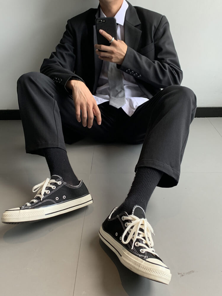 正确的男生九分裤的穿搭 让男人显高又潮 网购那点事