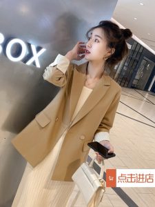 淘宝好看的女装小西装店铺推荐9家，女生小西服就该这样穿搭