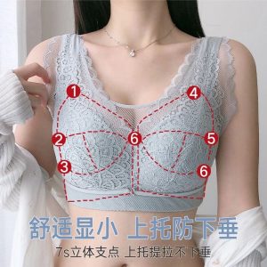 澳莎妮娜防下垂大胸显小缩胸文胸