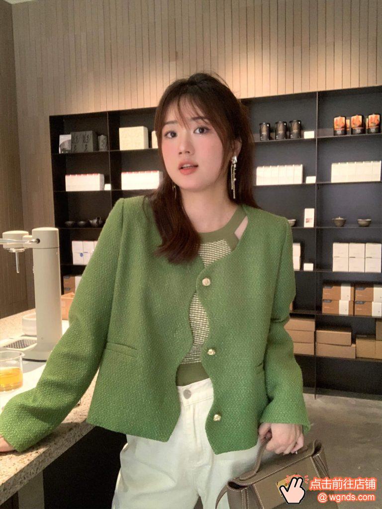 脚趾筋 Toe微胖定制小香风外套